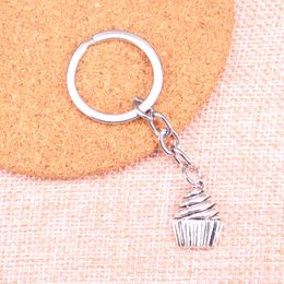 20*15mm cupcake ice cream KeyChain, New Fashion Handmade Metal Keychain Party Gift Dropship Jewellery