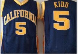 Custom Men Youth women Vintage # 5 Jason Kidd California Golden Berass basketball Jersey Size S-4XL or custom any name or number jersey