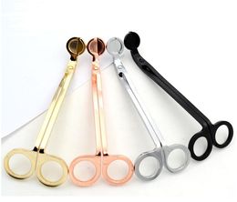 18*6CM Stainless Steel Candle Wick Trimmer Oil Lamp Trim scissor tijera tesoura Cutter Snuffer Tool Hook Clipper SN140