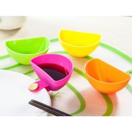 Dip Saucers Assorted Salad Sauce Ketchup Jam Dip Clip Cup Bowl for Tomato Salt Vinegar Sugar Flavor Splice 160pcs