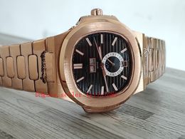 3 Colours Top Quality Watches Nautilus 5726 1A-001 5726 1A-010 Mechanical Automatic Men Watch Moon Phase Sapphire Rose gold Wristwatches