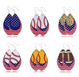 Multi-layer leather earrings independent sun ball earring leather earrings European and American style burst earrings