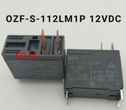Free shipping lot (5 pieces lot)original New OZF-S-112LM1P OZF-S-112LM1P-12VDC OZF-S-112LM1P-DC12V 4PINS 16A Power Relay