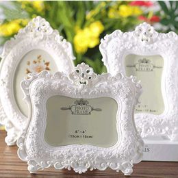 6/7 Inch Classic Photo Frame European-Style Quality Resin Wedding Party Home Desktop Decoration Picture Frames Birthday Gifts