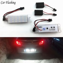 1 Set 18 LED Car Licence Plate Light Number Plate Lamp For Opel/Vauxhall/Corsa/Zafira Error Free