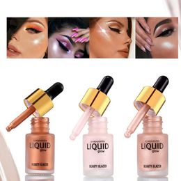 DROP ship Beauty GLAZED 3D Liquid glow Highlighter Make Up Highlighter Cream Concealer Shimmer Face Glow Ultra-concentrated 15ML