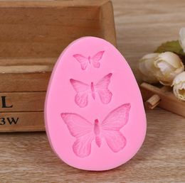 Candy Mould silicone butterfly fondant mould chocolate soap making tool cake decoration mousse DIY baking tool small SN1453