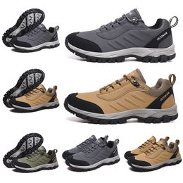 Cheap Wholesale men women running shoes Olive Green Khaki Grey Outdoor shoes mens trainers sport sneakers Homemade brand Made in China