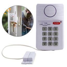 Security Keypad Door Alarm System Panic Button Doors Window Sheds Garages