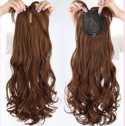 Long Wave Bangs Black Brown 3 Colours Available Wigs For Women Synthetic Hair wig High Temperature Fibre 24inch