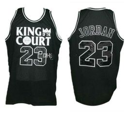 Michael MJ #23 King of the Court Ceasar's Palace 1-On-1 Retro Basketball Jersey Men's Stitched Custom Any Number Name Jerseys