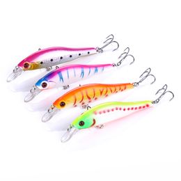 Hengjia Wholesale 400pcs by fedex Crankbait 95mm Fishing lures Minnow 9.5CM 11.5G Hard Bait diving depth 0.6-1.8m