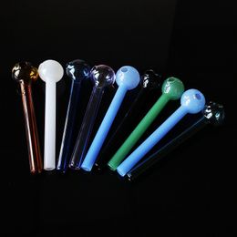 Cheap Glass Pipes Colourful Glass Oil Burner Pipe Bubbler 4 Inch Glass Smoking Pipes Pyrex Oil Burner Pipe Smoking Accessories