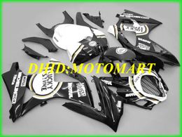 Motorcycle Fairing kit for SUZUKI GSXR1000 K7 07 08 GSXR 1000 2007 2008 ABS White gloss black Fairings set+gifts SBC15