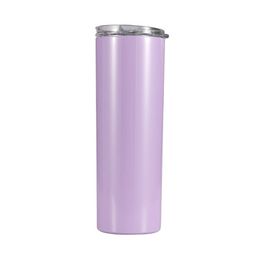 20oz Skinny Tumbler Stainless Steel Skinny Cup With NEW Lid Double Wall Vacuum Insulated Drinking Tumbler 20oz Water Bottle Coffee EEA1359-2