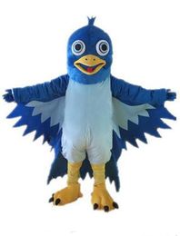 2019 High quality hot bird costumes a blue bird mascot costume for adults to wear