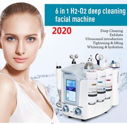 6 in 1 Aquasure H2 O2 Hydro Dermabrasion Hydra Facial Machine BIO Lifting Massage Water Peeling Face Care Deep Cleansing Anti Aging