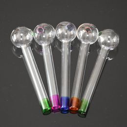 Oil Burner Colourful Glass Pipe Pyrex Clear Smoke Pipe Nail Burning Jumbo Pipes Concentrate Pipes Thick Glass Oil Burner Glass Water Pipe