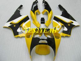 Motorcycle Fairing body kit for KAWASAKI Ninja ZX-7R ZX7R 1996 2003 ZX 7R 96 97 02 03 Yellow black Fairings bodywork+gifts KZ09