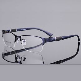 Wholesale-Rim Alloy Front Rim Flexible Plastic TR-90 Temple Legs Optical Eyeglasses Frame for Men and Women Eyewear