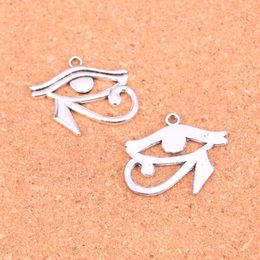 41pcs Charms ancient egypt eye of Horus Antique Silver Plated Pendants Making DIY Handmade Tibetan Silver Jewelry 33*27mm