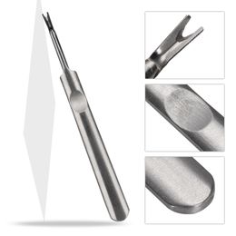 Portable Dead Skin Remover Dead Skin Pusher Tool Stainless Steel Manicure Accessories Nail Art Supply Salon House Use