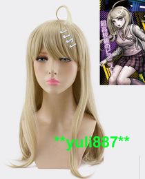 Danganronpa V3:Killing Harmony Kaede Akamatsu Long Straight Cosplay Wig