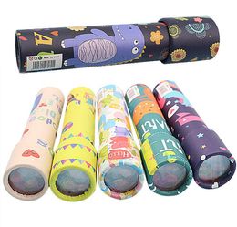 Kids Classic Paper Kaleidoscope Best Gift Idea Educational Favorite Learning Intelligence Toys Children Birthday Party Favor or Decoration