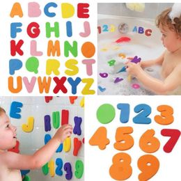 kids toys educational Bath Toys 36PCs Alphanumeric Letter Bath Puzzle Soft EVA Kids Baby Toys New Early Educational Kids Bath Toy free TNT