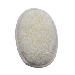 10x14.5cm Natural Loofah Pad Oval Shaped Exfoliating Luffa Remove the Dead Skin Spa Massage Loofah Sponge