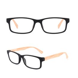 Square Reading Glasses for woman and man Small frame in high Quality for sale Fashion Bamboo Readers +1.00 +1.5 +2.00 +2.50 +3.00 +3.50