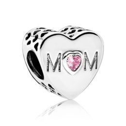 20PCS Alloy Mom Beads Charms For Pandora DIY Jewelry European Bracelets Bangles Women Girls Best Gifts B026