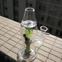 Smoking Pipes 2021 Newest Lava Lamp Beaker Bong 9 Inch Glass Bongs 14mm Female Joint Oil Dab Rigs 5mm Thick Water With Bowl XL-LX3Q240515