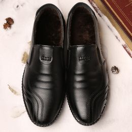 Hot Sale- leather shoes for men leisure flats slip-on shoes men's travel loafers with soft soles comfort antiskid footwear masculino zy375