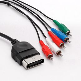 High quality Colour difference cable for X BOX 1.8 Metres black game console HD TV cable