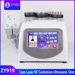 40khz Cavitation Fat Loss Ultrasonic Slimming RF Diode lipo Laser Cellulite Removal Skin Tightening Face Lift Slimming Machine With CE