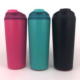 12OZ Tumbler Creative Double Wall Plastic Leak-proof Non-pouring Cup Portable Sports Car Water Bottle Cup with Suction