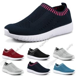 Best selling large size women's shoes flying women sneakers one foot breathable lightweight casual sports shoes running shoes Five