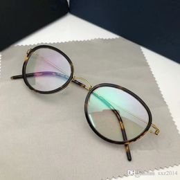handmade 6008 eyewear noscrew designer ovalshape titanium glasses 5219145 lightweight prescription glasses fullset case