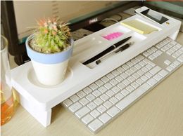 Desk Storage Shelf Office Desktop Organiser Phone Keyboard Storage Pen Shelf Deskstop Organiser a shelves2425