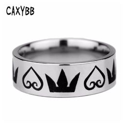 New Arrival Classic Movie Ring Kingdom Hearts Emblem Symbol Ring Jewellery Stainless Steel Men and Women gift