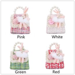 2020 Baby Handbags Newest Kids Handbags Fashion Girls Princess Coin Purses Girls Pearl Handbags Casual Travel Chain shoulder Bags Gifts