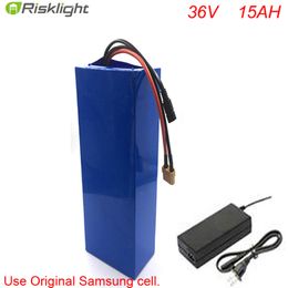 DIY 36v lithium battery electric bike battery 36v 15ah electric bike battery pack with BMS and charger