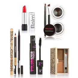 7pcs/bag Makeup Set gift Eyeliner Eyebrow Pencil Lipstick Eyebrow Powder Mascara Daily Use Cosmetics Makeup Kit Gift FOR women