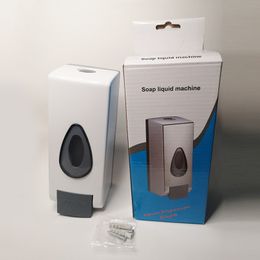 Desinfektionsmittel-Dispenser 600ml Berührungslose Hand Desinfektionsmaschine Seifenspender Wandmontierter Pushnebel Spray Hand Sanitizer Flasche