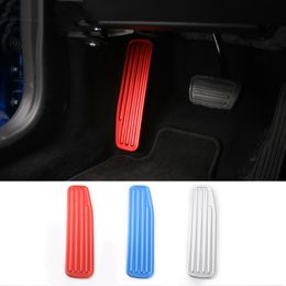 Car Left Foot Rest Pedal Panel Decoration Cover Trim For Chevrolet Camaro 2017 Up Car Interior Accessories