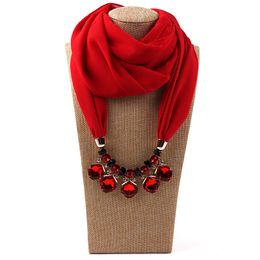 US SELLER-lot of 10 jewelry pendant scarves wholesale bulk women gift fashion 