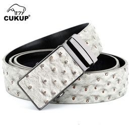 Distribuidores de descuento Cinturones De Cuero De Avestruz Cinturon reversible | El mejor producto de 2020