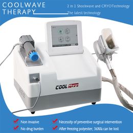 Portable COOLWAVE Shockwave Therapy beauty equipment body Slimming cool wave cryotherapy machine shock waves pain relief