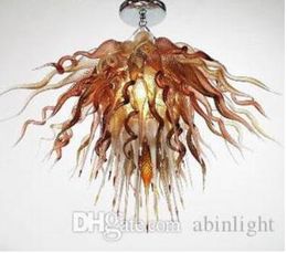 Nordic Style Hand Blown Glass Chandeliers Lamps Led Ceiling Hotel Decoration Modern Crystal Art Lighting Chandelier